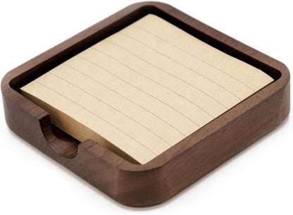 MUUJEE Wooden Desk Tray Organizer - 7.5 x 3.75 for Work Teacher Dad Wood Tray Work Minimalist Rustic
