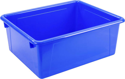Storex Letter Size Flat Storage Tray – Organizer Bin for Classroom, Office and Home, Clear, 5-Pack (62531A05C), 10 x 13 x 3 Inches
