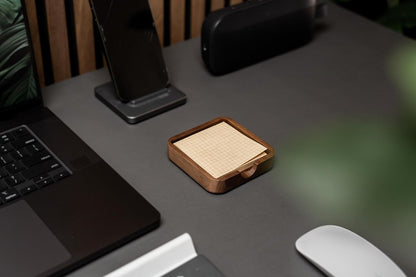 MUUJEE Wooden Desk Tray Organizer - 7.5 x 3.75 for Work Teacher Dad Wood Tray Work Minimalist Rustic