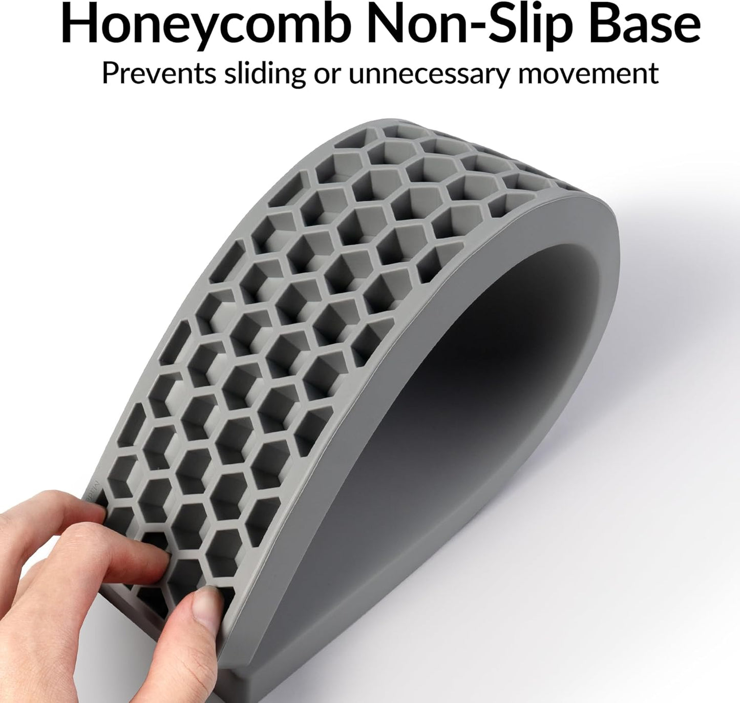 Keychron 12.48" Silicone Wrist Rest for 75% Compact Mechanical Keyboards, Ergonomic Palm Support with Full Honeycomb Non-Slip Base, Compatible with K2/K2 Pro/K2 Max/K2 HE/K6/K6 Pro/K6 HE