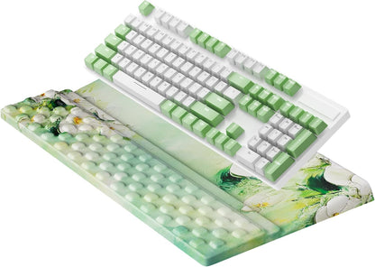 Ospelelf Keyboard Wrist Rest, Comfortable Ergonomic Keyboard Stand Riser Holder for Office Home