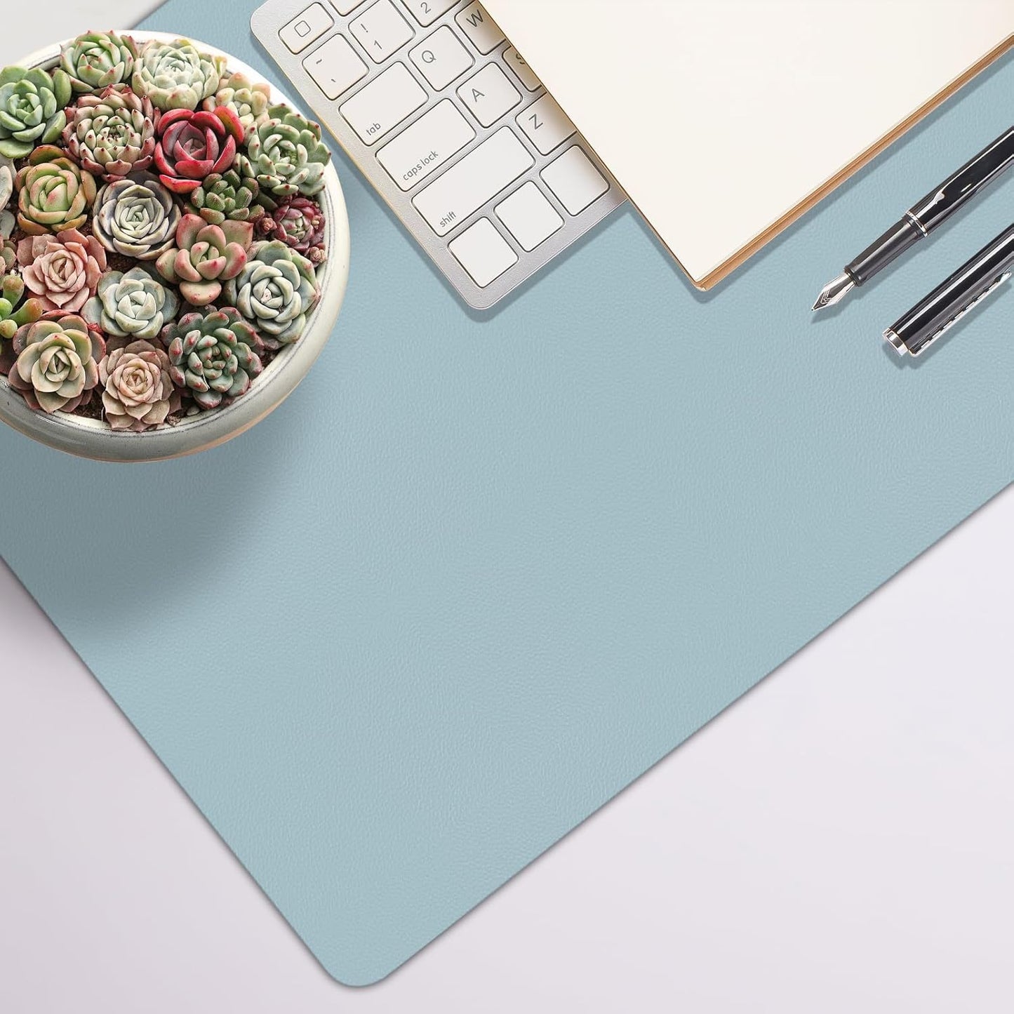 Mouse Pad and Keyboard Wrist Rest, 3-in-1 Large Keyboard and Mouse Pad Set, Ergonomic Wrist Rest for Computer Keyboards, Non-Slip Desk Mat Protector for Women (Purple Pink, 31.5" X 15.7")