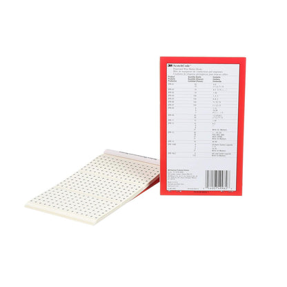 3M ScotchCode Pre-Printed Wire Marker Book SPB-03, Vinyl Coated, Black Printed Numbers (10) each 1–45, White Background Highlights Characters, 1 Book