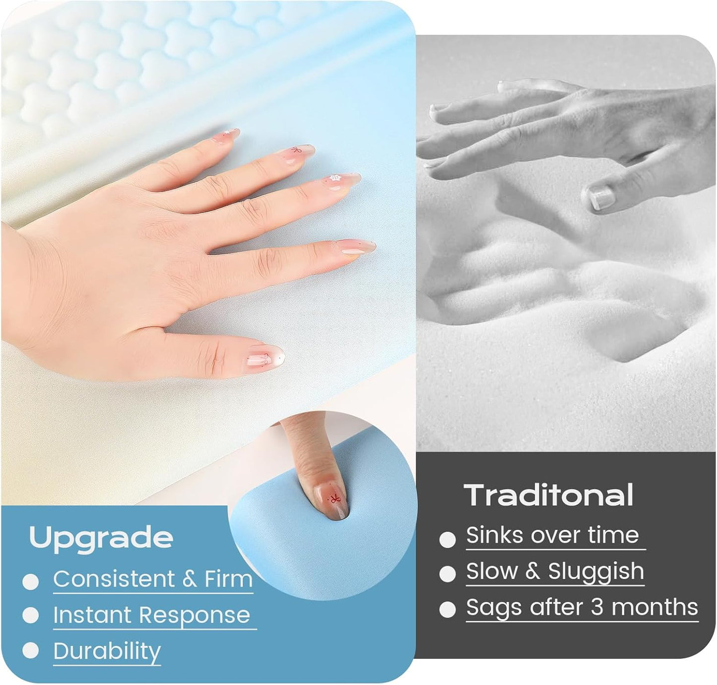 Keyboard Wrist Rest with Ergonomic Height - Computer Keyboard Stand & Soft Cushioned Pad for Wrist Pain Relief - Non-Slip Typing Support for Office, Gaming & Home (Black)