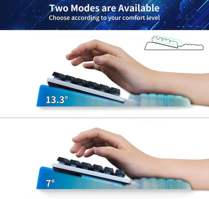 Keyboard Stand for Desktop, Keyboards Wrist Rest, Ergonomic Keyboards Holder for Easy Typing Working, Wrist pad for Keyboards with Comfortable Wrist Rest for Keyboard Pink