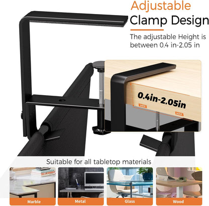 Under Desk Cable Management Tray - 36" Cord Organizer for Desk No Drill, Fabric Under Table Wire Organizer with 16X Cable Ties Hide for Office/Home, Cord Hider Fits Adapters & Sockets, White