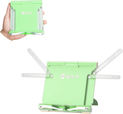 Travel Mini Book Holders for Reading Hands Free - Portable and Adjustable Book Stand for Reading, Two-in-one (Book + Tablet Stand) - Essential for Students/Professionals/Reading Enthusiasts