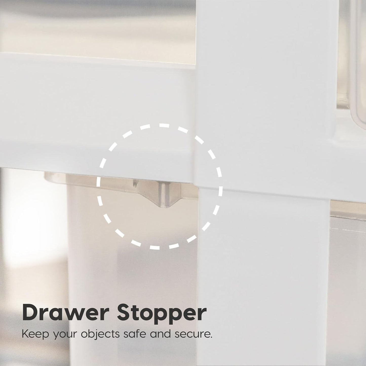 IRIS USA 22 Qt Under Bed Storage Drawer, Stackable Plastic Organizer Bin, Smooth-Glide Sliding Drawer, 4 Pack, White
