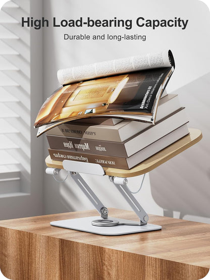 MOKURU Book Stand for Reading, 360° Adjustable Book Holder, Foldable Book Holder Stand, Cookbook Stand, Textbook Stand, Bible Stand, Hands Rree Book Stand, Laptop Stand, Tablet Stand