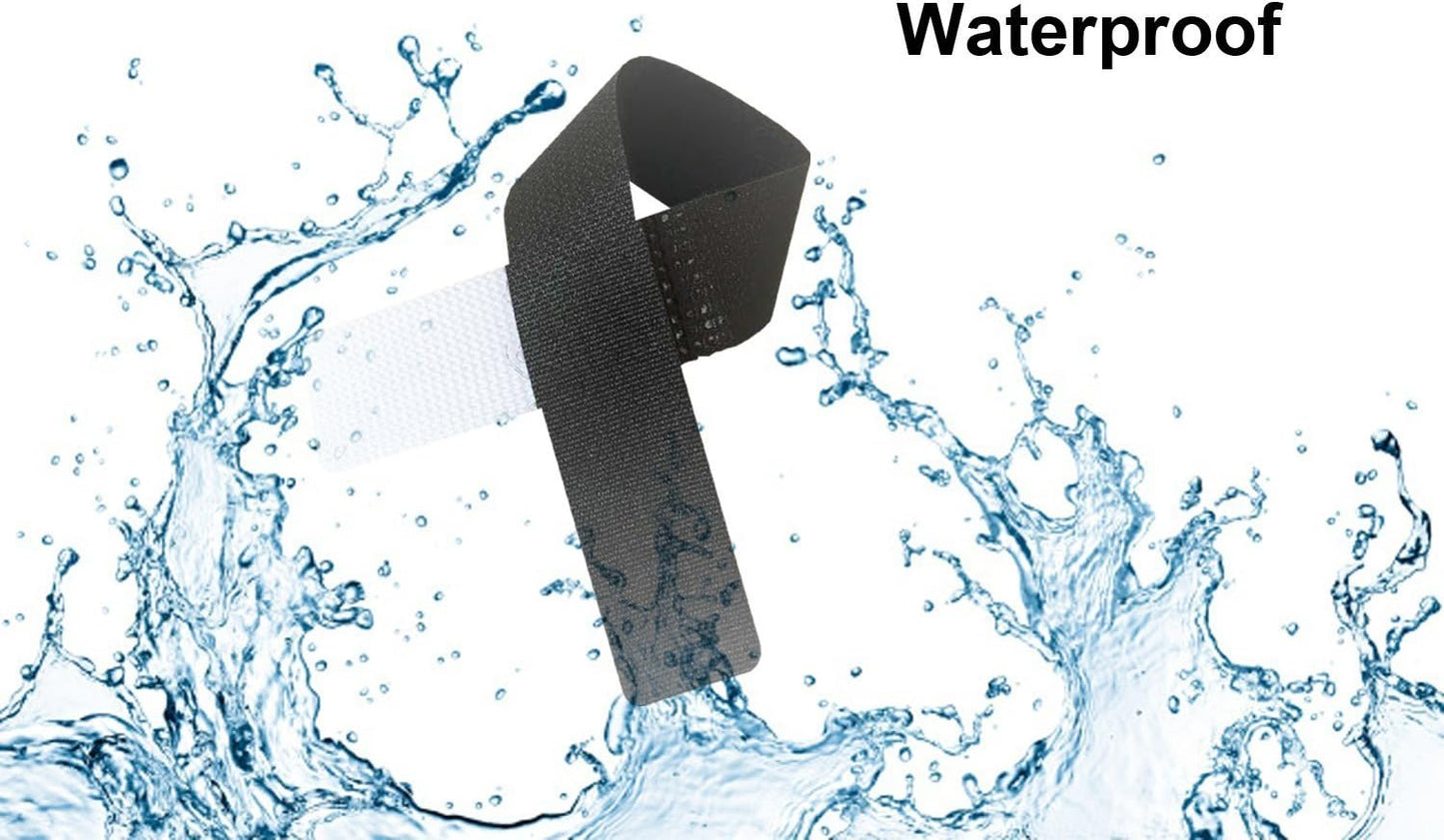 Mr-Label -1/2" Write on Cinch Straps - Reusable Fastening Cable Ties - Identify Quickly Cord Labels – Cable Organizer- for Data Centers|Telecom|MRO| Audio/Video Applications (20)