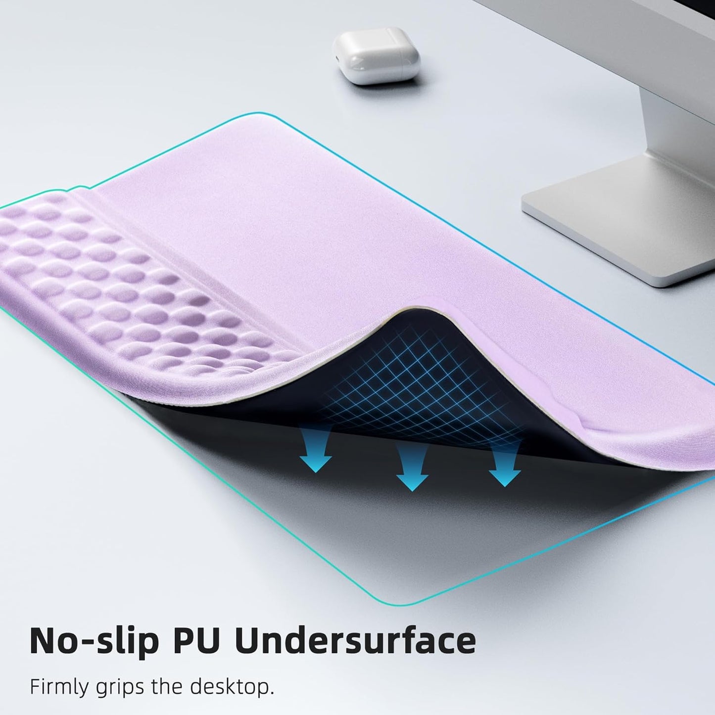 Ospelelf Keyboard Wrist Rest, Comfortable Ergonomic Keyboard Stand Riser Holder for Office Home