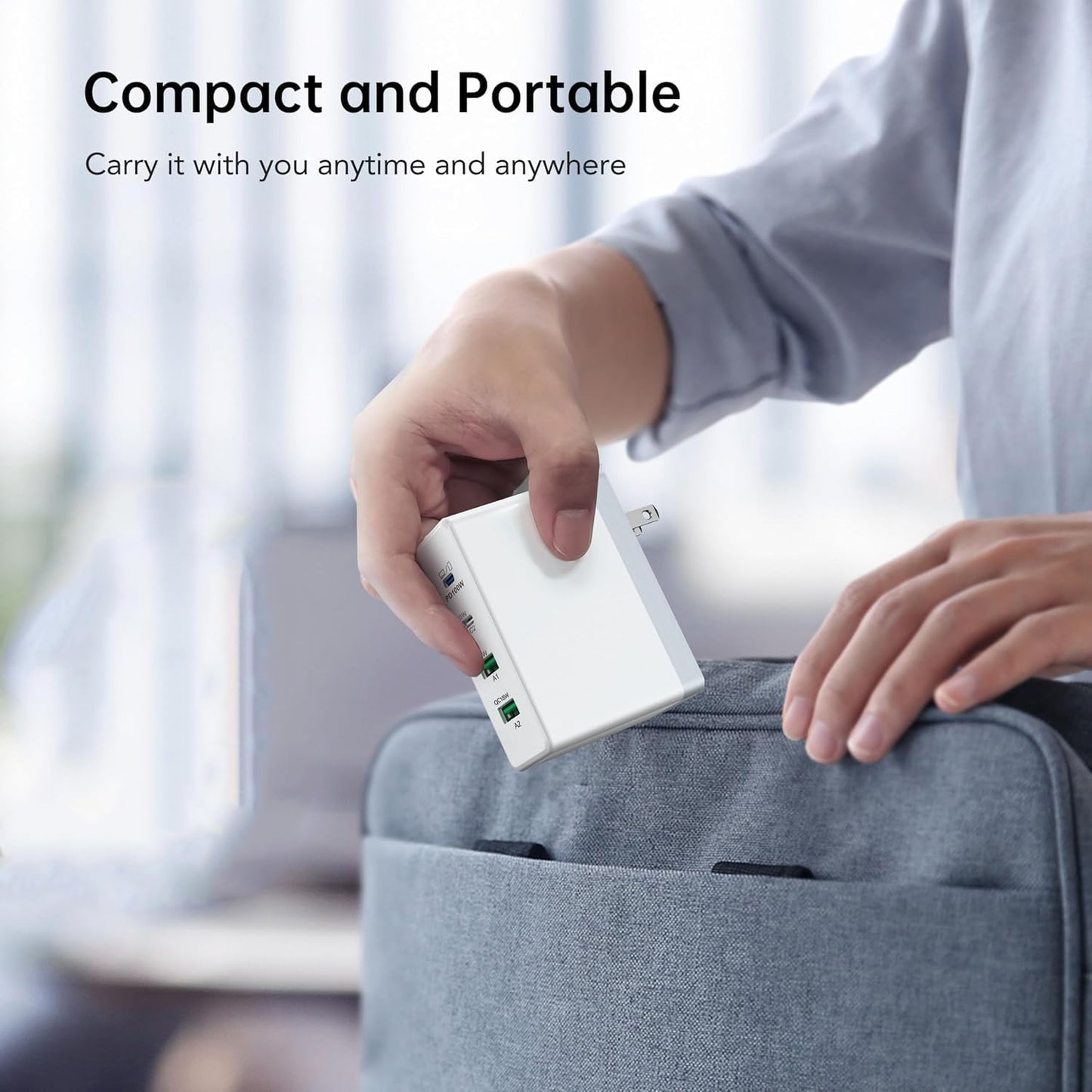 USB C Charger,10 Ports USB Charging Station with 6 Ports USB-C, Desktop 50W Multi Ports Charger Compatible with iPhone 12/13/14/15/16/Galaxy S22/S23/S24/S25/Tablet/Watch/Headphones