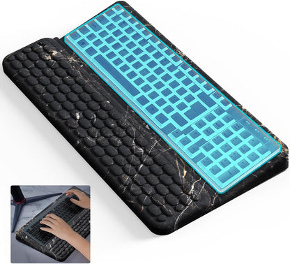 Keyboard Stand for Desktop, Keyboards Wrist Rest, Ergonomic Keyboards Holder for Easy Typing Working, Wrist pad for Keyboards with Comfortable Wrist Rest for Keyboard Pink