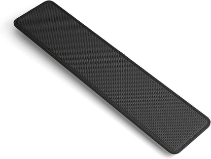 Glorious Wrist Pad/Rest - Compact - Black - Mechanical Keyboards, Stitched Edges, Ergonomic | 12x4 inches | 25mm/1in Thick (GWR-75) Compact (Black)