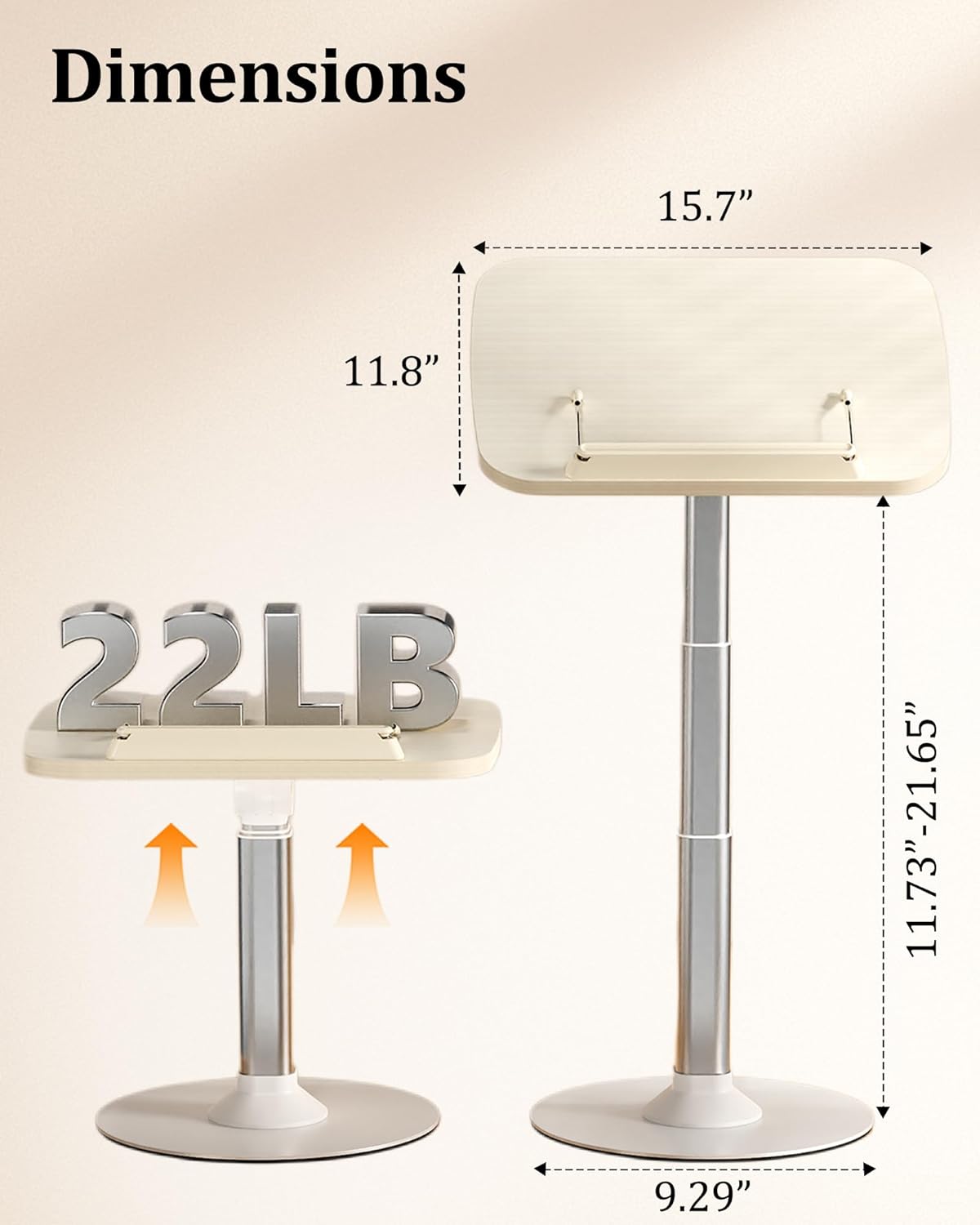 2-in-1 Kids Reading Stand for Books and Tablets,Adjustable Angle Height Book Holder with Book Clip,Kid-Friendly Ergonomic Book Holder for Toddlers,Laptop Riser Stand for Homeschool Floor Couch Bed Car