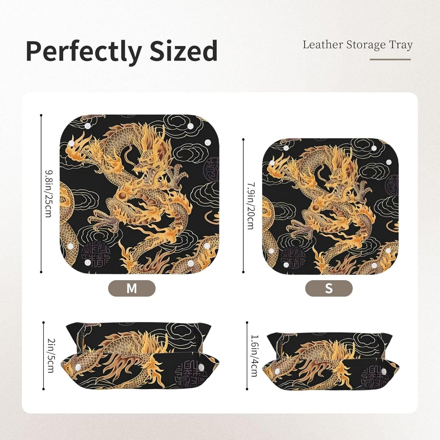 Retro Video Game Pattern Leather Vanity Tray Desktop Storage Organizer, Decorative Catchall Perfume Tray, Bathroom Valet Tray,Nightstand Caddy Holder for Keys Phone Wallet Coin Jewelry, S