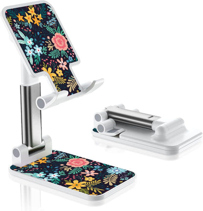 Desk Cell Phone Stand - Adjustable Angle-iPad Holder, Universal Compatible Phone Holder for Desk