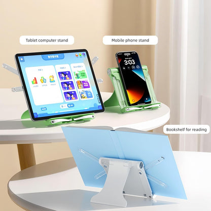 Travel Mini Book Holders for Reading Hands Free - Portable and Adjustable Book Stand for Reading, Two-in-one (Book + Tablet Stand) - Essential for Students/Professionals/Reading Enthusiasts