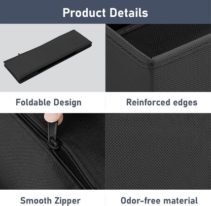 DIMJ Drawer Organizer Clothes - 20 Pack Closet Drawer Organizer Bins for Baby Clothes Storage, Fabric Dresser Organizer for Nursery Bedroom, Foldable Small Drawer Dividers for Underwear Socks