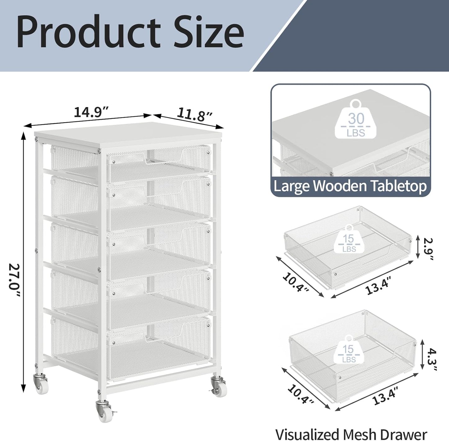 Sbanmao Letter/Legal Rolling File Cart with 2 Storage Drawers, Under Desk Storage, Vertical Filing Cabinet for Home Office, Hanging File Folders Organizer, Mobile Utility Cart Printer Stand, Black
