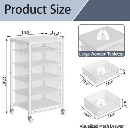 Sbanmao Letter/Legal Rolling File Cart with 2 Storage Drawers, Under Desk Storage, Vertical Filing Cabinet for Home Office, Hanging File Folders Organizer, Mobile Utility Cart Printer Stand, Black