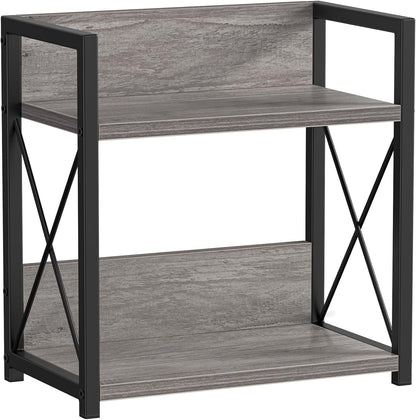 Giikin Countertop Shelf Organizer, 2 Tier Kitchen Spice Rack Organizer for Countertop, Wood Coffee Counter Shelf Organizer for Home (Bamboo, S)