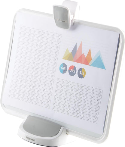 Fellowes I-Spire Series Document Lift/Holder, White/Gray (9311503)