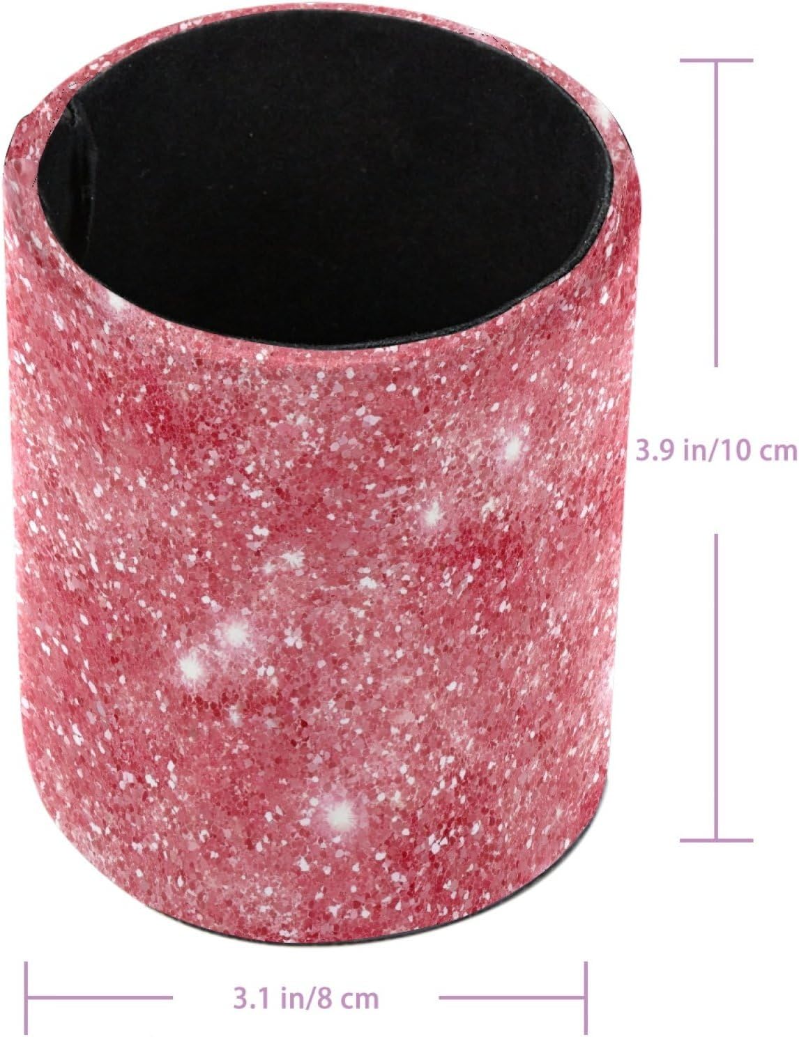 Leather Pen Holder for Desk, Love Cherry Pencil Organizer Pencil Cup Desk Decor Makeup Brush Holder Multifunctional Office Supplies for Home,Office, School