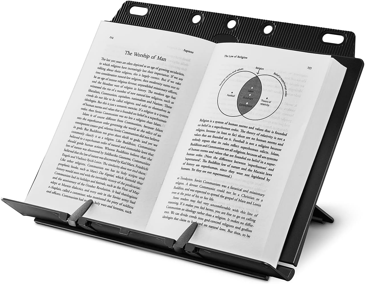 Staples Booklift Copyholder – Adjustable Desktop Document & Book Holder for Reading and Typing
