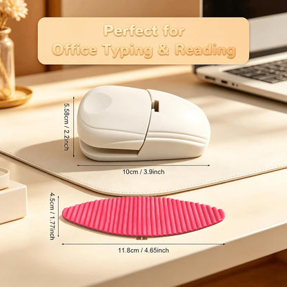 Document Holder for Typing - Document Stand for Desk When Typing,Portable Copies Stand Desktop Document Holder Stand for A4 Paper Documents Office Typing Reading (White)