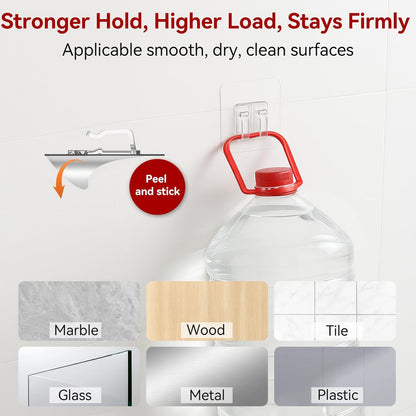 Latoxcaa 120PCS Heavy-Duty Adhesive Cable Clips, Clear Traceless Cord Organizer & Wire Holders for Wall, Desk, Car, LED Strips and Outdoor Lights (Small)