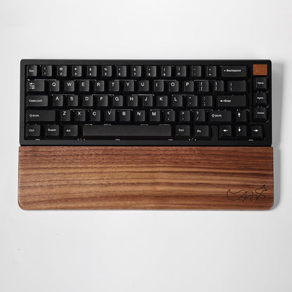 Keyboard Wrist Rest Suitable for 75% Keyboards,Ergonomic Wooden Wrist Rest for Computer Keyboard,12.8" Compact Mechanical Keyboard Rest-Wrist Pad for Comfortable Typing and Gameing