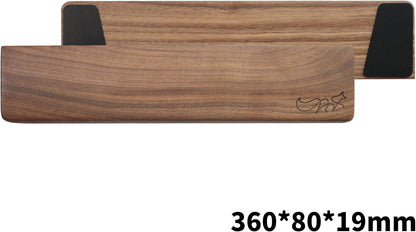 Keyboard Wrist Rest Suitable for 75% Keyboards,Ergonomic Wooden Wrist Rest for Computer Keyboard,12.8" Compact Mechanical Keyboard Rest-Wrist Pad for Comfortable Typing and Gameing