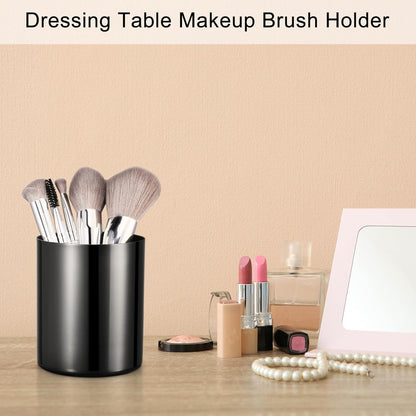 Gold Pencil Holder for Desk, 304 Stainless Steel Pencil Cup, Pen Holder Cup, Pen Pot, Makeup Brush Holder, Desktop Accessory Stationery Organizer