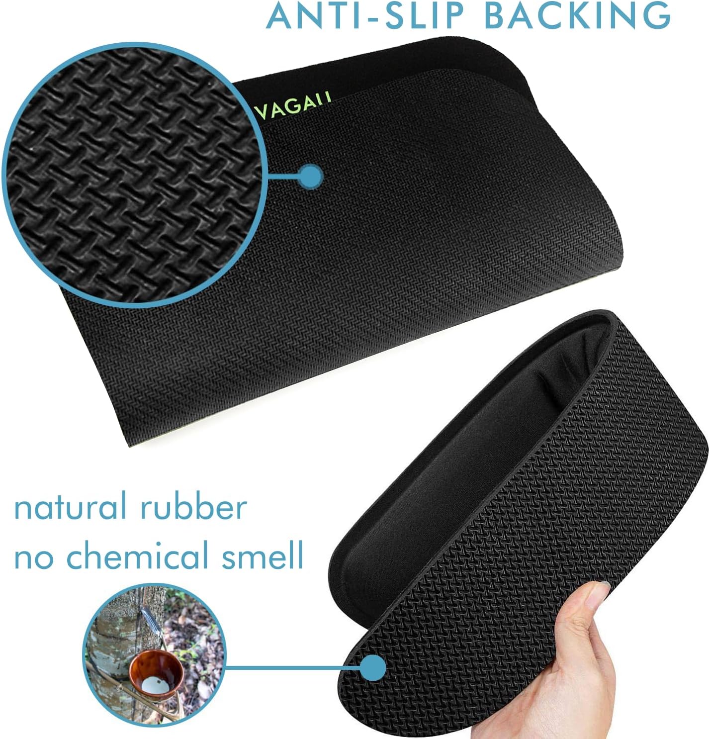 Comfy Mee Premium Memory Foam Keyboard and Mouse Wrist Rest Pads Set- for Comfortable Typing &Wrist Pain Relief (Pack of 2)