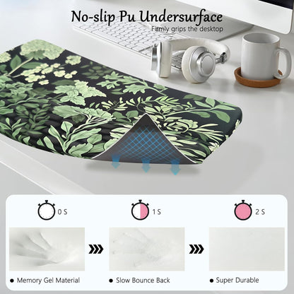 Computer Keyboard Stand Pad with Wrist Rest Purple Blue Cloud Keyboard Pad Support with Comfortable Galaxy Stars Wrist Pad Cute Girl Ergonomic Tilted Keyboard Riser Holder for Desktop Office Home