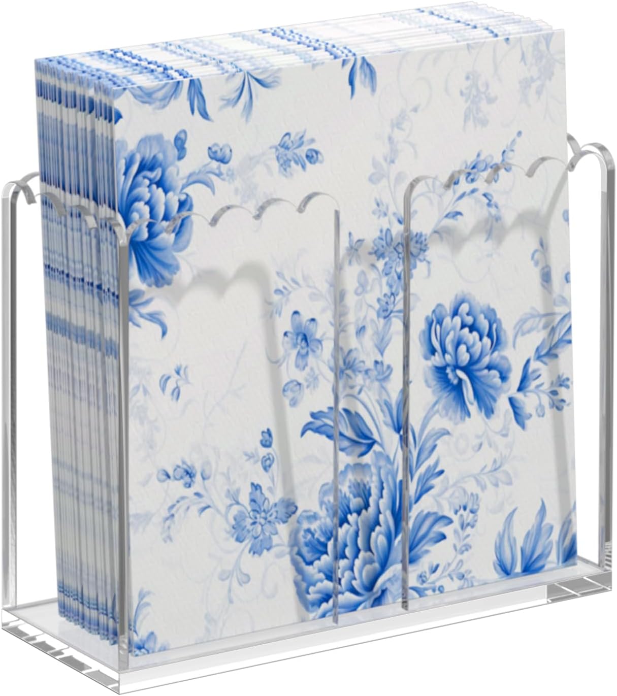 Transparent Acrylic Napkin Holder Clear Guest Paper Disposable Hand Towel Dispenser Tray Organizer For Table Home Kitchen Restaurant and Hotel Business