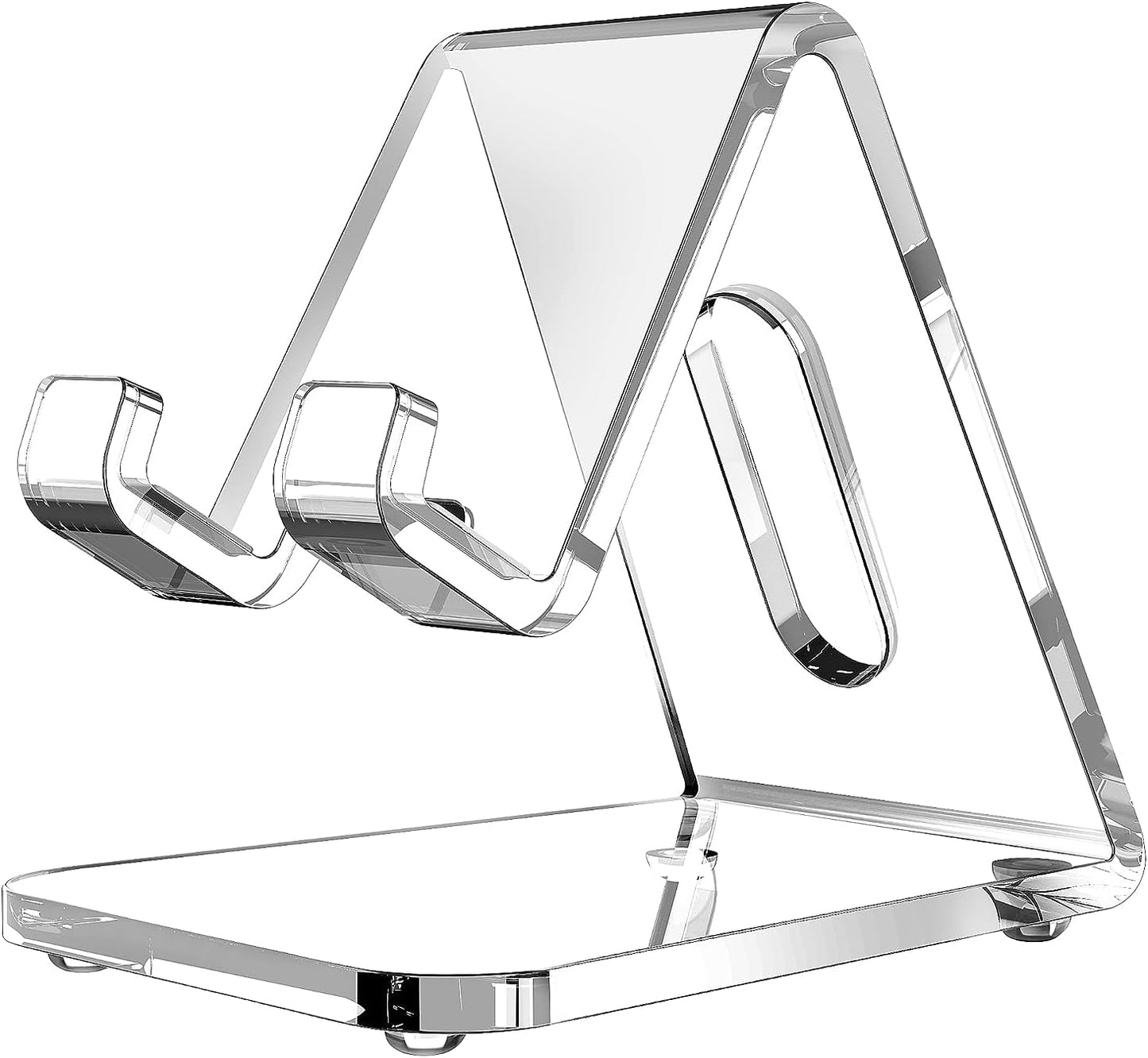 CreaDream Cell Phone Stand, Cradle, Holder, Aluminum Desktop Stand Compatible with Switch, All Smart Phone, iPhone 15 14 13 12 Pro Max Plus Mini Xr X Se 8 SE -Rose Gold