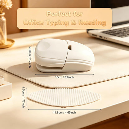Document Holder for Typing - Document Stand for Desk When Typing,Portable Copies Stand Desktop Document Holder Stand for A4 Paper Documents Office Typing Reading (White)