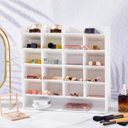 MotiMind Acrylic Pen Organizer Storage for 250 Markers Vertical Marker Organizer Acrylic Pen Display Holder for Office Desk Desktop Stationery Pencil Storage, Clear, 13 x 4 x 12.4 Inch