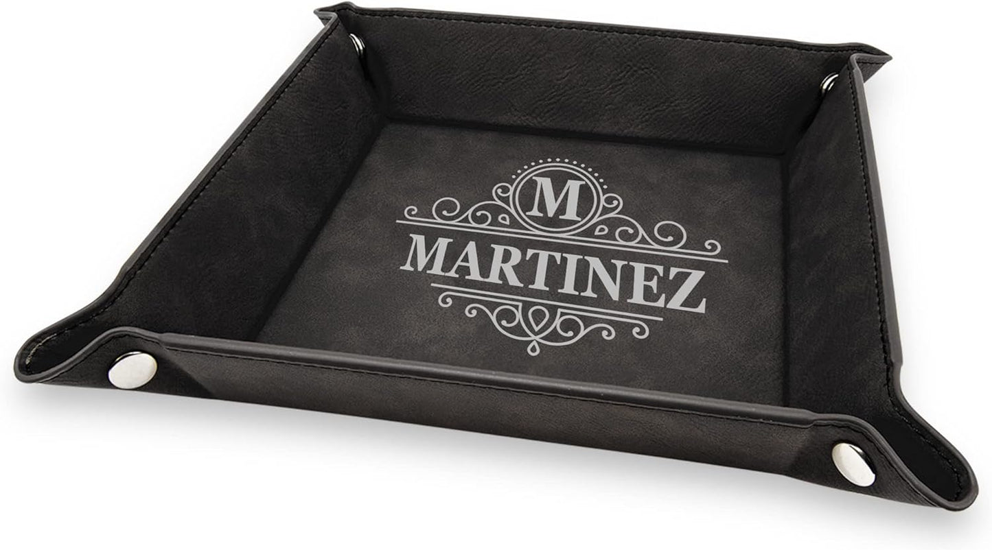Personalized Organizer for Men, Jewelry Tray, Desk Organizers for Men Women, Men Women Jewelry Key Tray, Desk Storage Plate, Valet Tray Desktop Storage Organizer