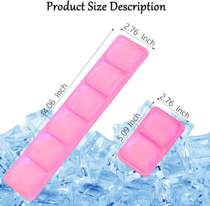 Gel Wrist Rest for Keyboard and Mouse Square Blue Plaid Clear Keyboard Wrist Rest Transparent Ergonomic Cute Checkered Mouse Wrist Pad Silicone Non-Slip Support for Computer Laptop Gaming Home Office