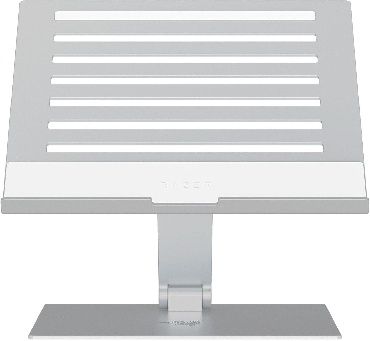 Razer Adjustable Laptop Stand: Supports Phones, Tablets, Laptops, Macbooks up to 18" - Adjust Height and Tilt - Durable Aluminum Construction - Vented Design - Foldable for Storage & Travel - Black