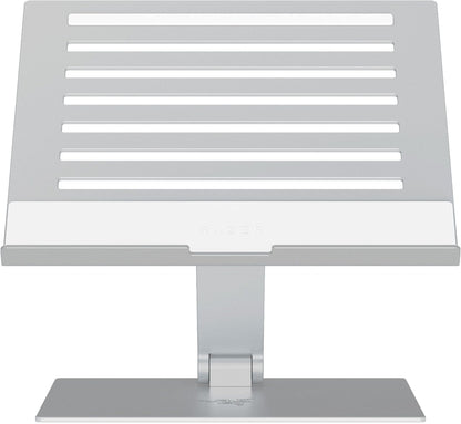 Razer Adjustable Laptop Stand: Supports Phones, Tablets, Laptops, Macbooks up to 18" - Adjust Height and Tilt - Durable Aluminum Construction - Vented Design - Foldable for Storage & Travel - Black