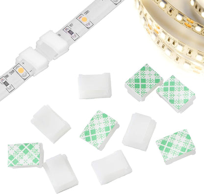 PETKNOWS 80 PCS Adhesive Cable Clips Christmas Clear Light Strip Mounting Clips Led Light Wire Holder Cable Clamp Organizer for Desk Outdoor Wall Cable