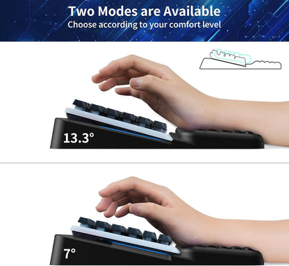 Keyboard Stand for Desktop, Keyboards Wrist Rest, Ergonomic Keyboards Holder for Easy Typing Working, Wrist pad for Keyboards with Comfortable Wrist Rest for Keyboard Pink