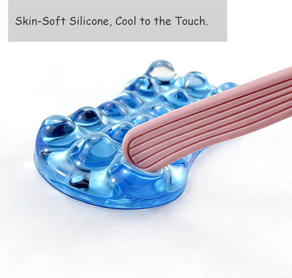 Ergonomic Massage Wrist Pad, Gel Wrist Rest for Mouse & Keyboard - Comfort Support for All-Day Gaming, Office Work, and Computer Use