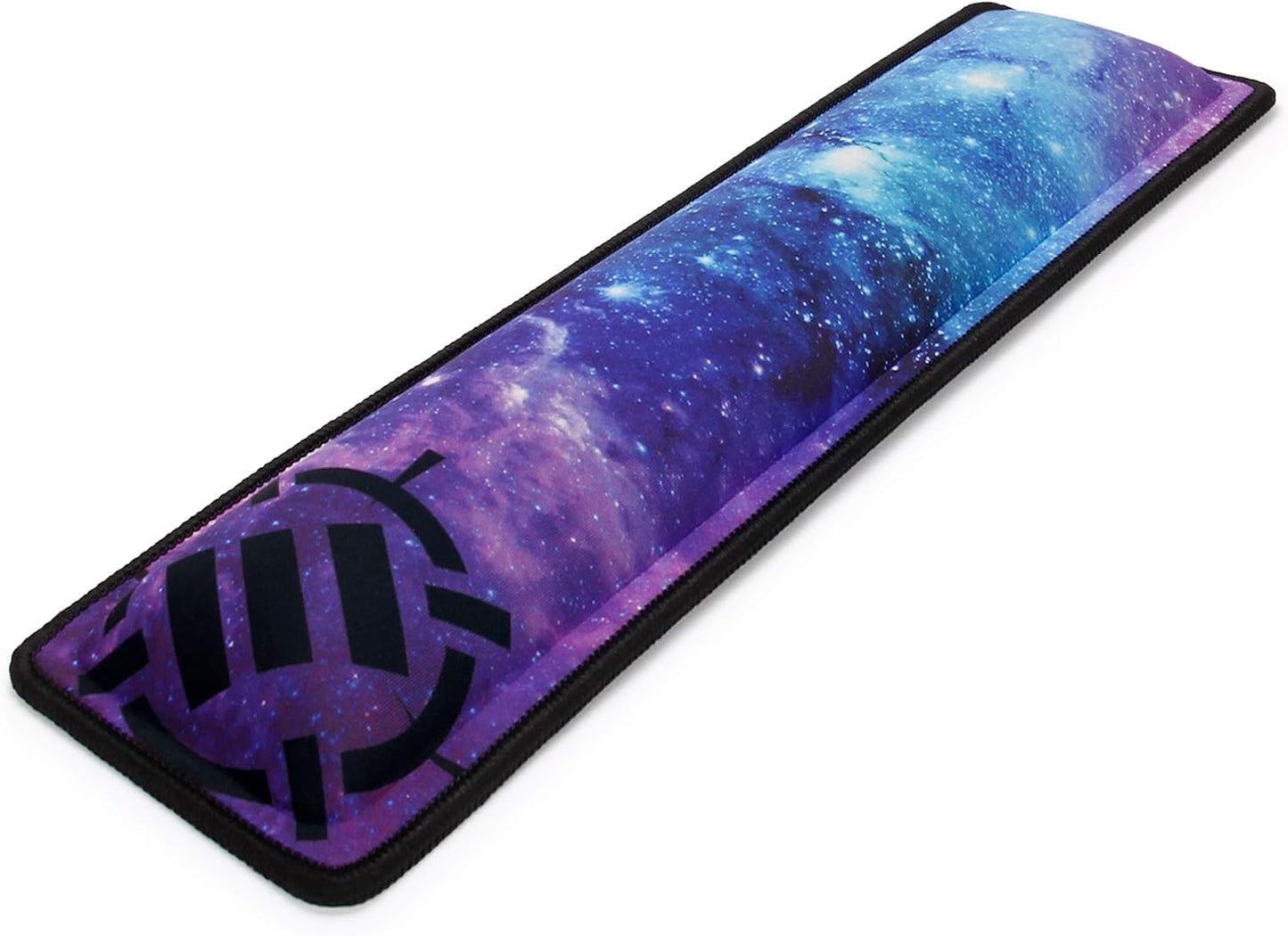 ENHANCE Keyboard Wrist Rest - Keyboard Wrist Support with Memory Foam Pad and Premium Anti-Fray Stitching - Fits Full Size Boards Helps with Pain for PC, Laptop, Office Typing - Galaxy