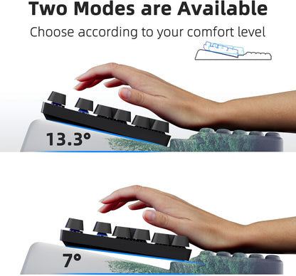 Ospelelf Keyboard Wrist Rest, Comfortable Ergonomic Keyboard Stand Riser Holder for Office Home