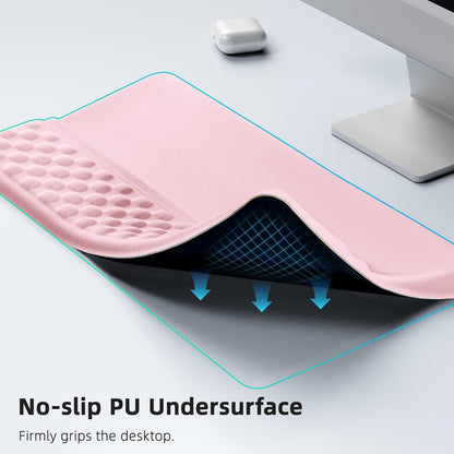 Ospelelf Keyboard Wrist Rest, Comfortable Ergonomic Keyboard Stand Riser Holder for Office Home
